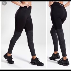 gym shark two tone leggings